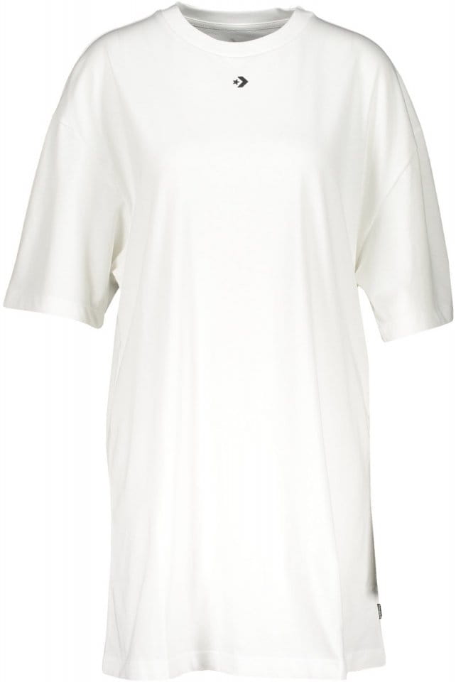 Tee-shirt Converse Wordmark Damen T-Shirtkleid Weiss F102