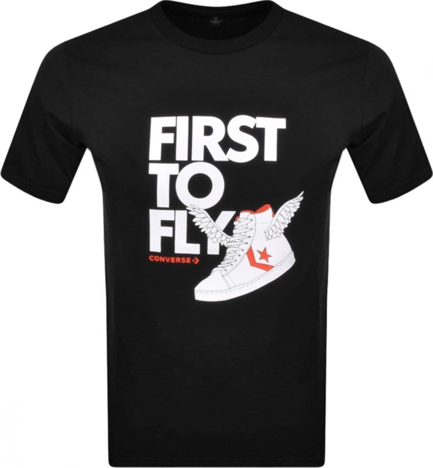 Tee-shirt Converse First To Fly Back TEE M