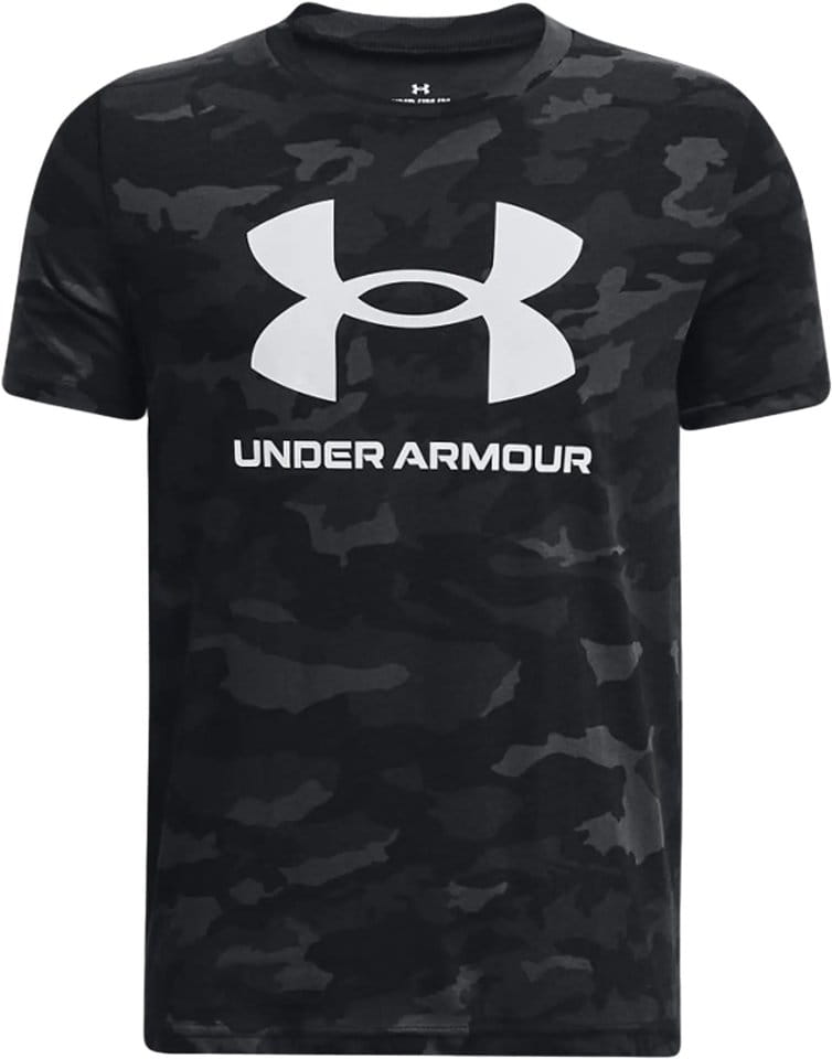 Tee-shirt Under Armour UA SPORSTYLE LOGO AOP SS-BLK
