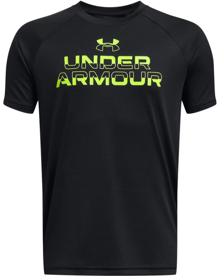 Tee-shirt Under Armour UA Tech Split Wordmark SS-BLK