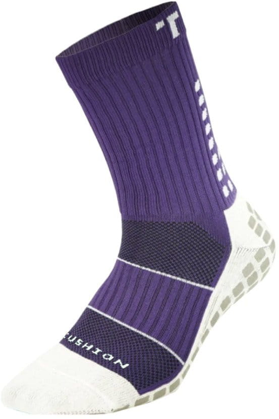 Chaussettes Trusox Cushion 3.0 - Purple with White Trademarks