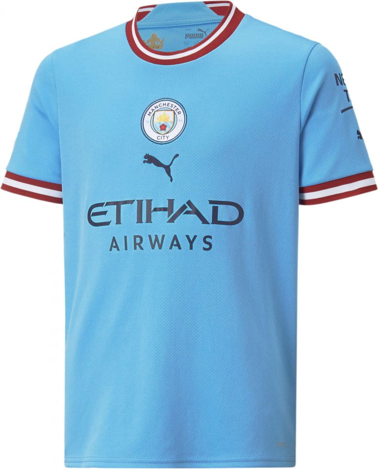 maillot Puma Manchester City F.C. Home 2022/23 Replica Jersey Youth